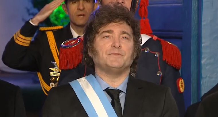 Javier Milei. Foto: Captura de pantalla