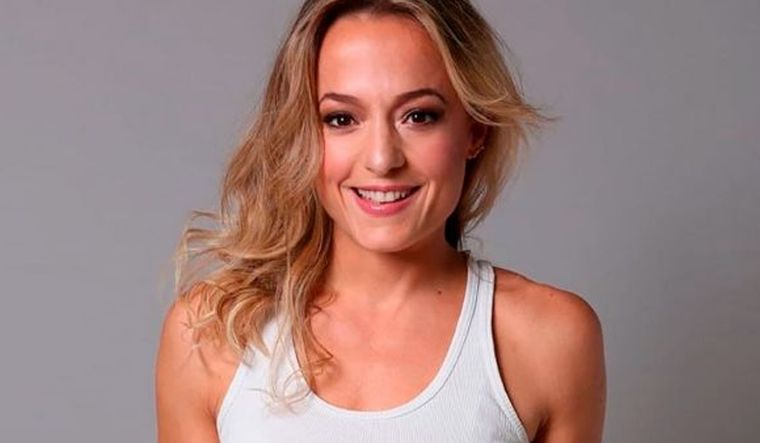 Sabrina Carballo lució su embarazo de 8 meses, al lado de un ex Chiquititas. Foto: Captura tv