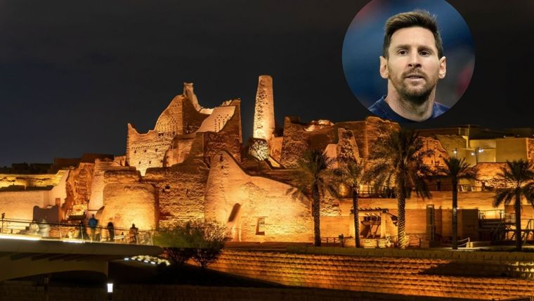 En 2022 Messi fue nombrado embajador de turismo de Arabia Saudí Foto: Shutterstock