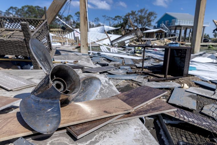 El huracán Helene es uno de los más impactantes de los últimos años. Foto: EFE