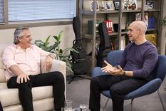 Alberto Fernánde y Horacio Rodríguez Larreta. Foto: Prensa Fernández