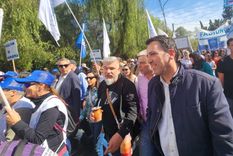 Tadeo García Zalazar en la segunda marcha universitaria Foto: X @TadeoGZ