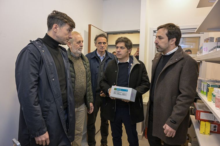 Kicillof, con Kreplack, Katopodis y Lucas Ghi, en Morón, sin reclamos cristinistas. 