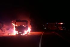 Así se veía el rodado anoche, en las inmediaciones del Túnel 10