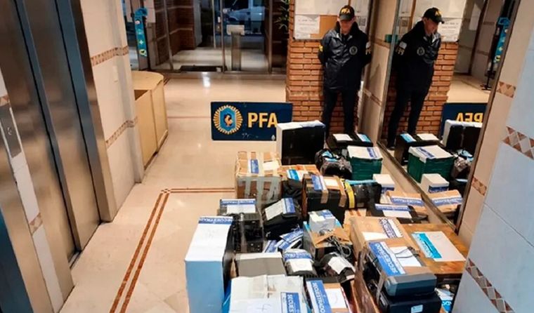 Allanamientos en la Escuela de Yoga Foto: NA