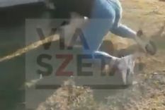 La pelea de las mujeres Foto: Captura de video-Gentileza Mauro Szeta