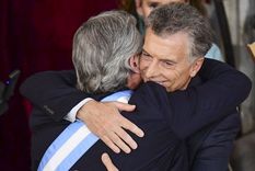 Macri y Alberto, la imagen del año. Macri y Alberto, la imagen del año.