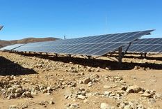 Los paneles solares instalados en la puna jujeña. Foto: Gobierno de Jujuy
