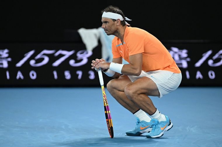 Nadal debió pedir asistencia en el partido ante Jordan Thompson Foto: archivo