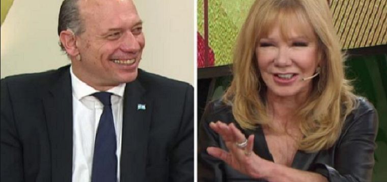 Sergio Berni y Soledad Silveyra