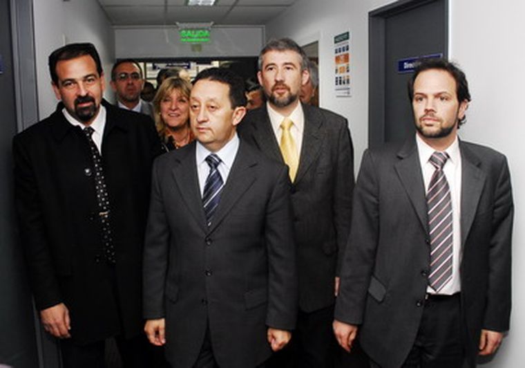 El gobernador en la inauguración del edificio del 911. Foto: Marcelo Ruiz/ MDZ