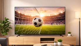 El televisor Philips apuesta por imagen 4K, HDR y funciones gaming para disfrutar cada partido. El televisor Philips apuesta por imagen 4K, HDR y funciones gaming para disfrutar cada partido.