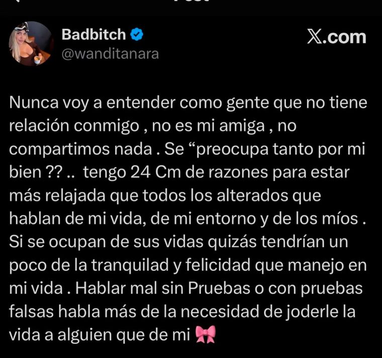 El posteo anterior en X que también se viralizó. El posteo anterior en X que también se viralizó.