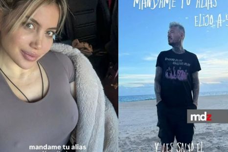 Wanda Nara y Marcelo Tinelli promocionan un casino online fingiendo regalar dinero.