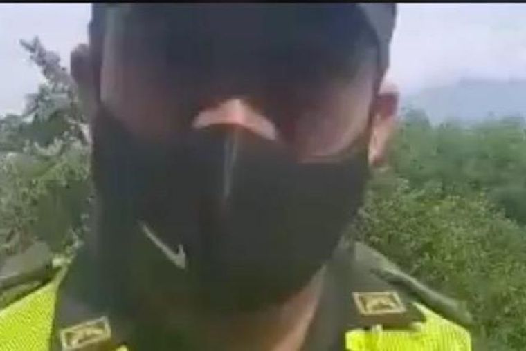 Convencido El Patrullero Zúñiga explicó sus razones luego de lo ocurrido.