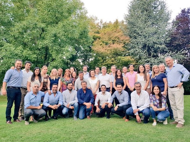 Tras la reunión, la foto.