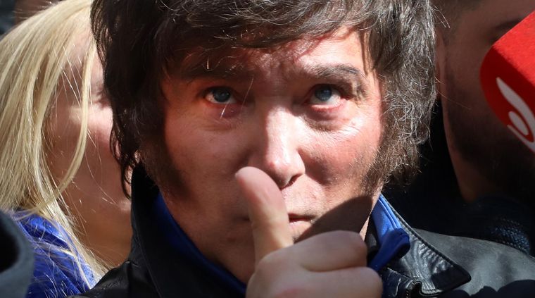 Javier Milei sigue fogoneando la polémica con los artistas que lo cuestionan Foto: NA