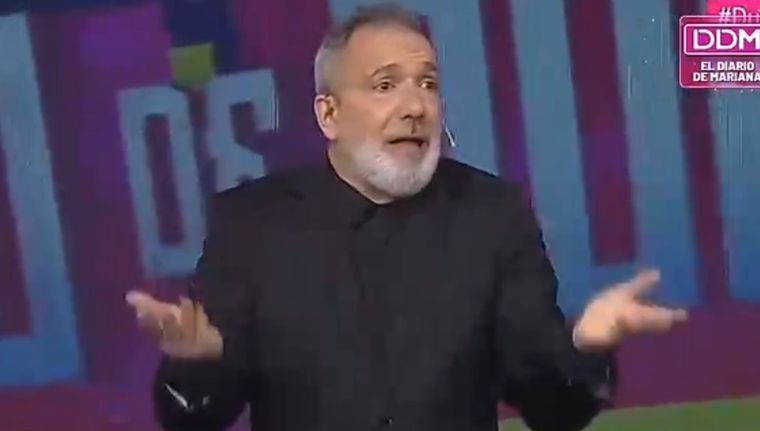 El conductor se expresó fuertemente contra el programa de América. Foto: Captura de pantalla/  América TV