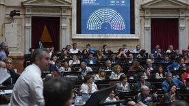 La sesión de este miércoles en la Cámara de Diputados del Congreso. Foto: X @DiputadosAR