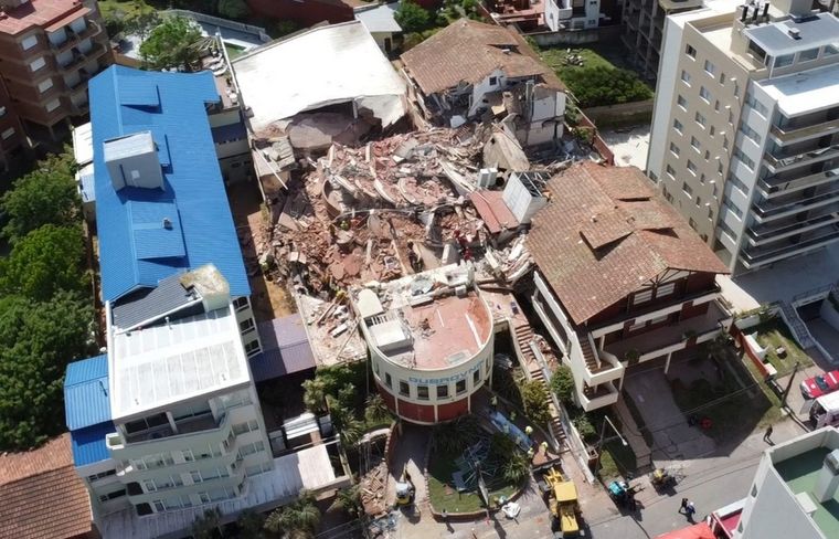 Seis personas están imputadas por el delito de estrago doloso agravado. Foto: Municipalidad de Villa Gesell