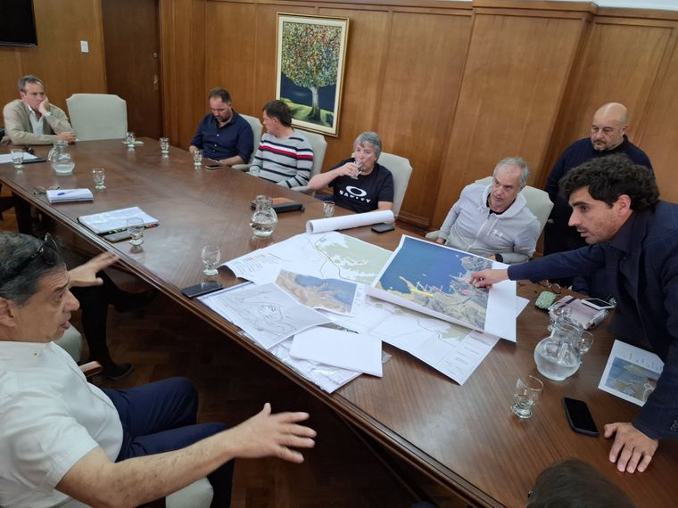 Natalio Mema se reunió con Gustavo Almenara y Jorge Aguirre Toum.