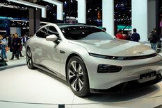 El vehículo eléctrico chino XPeng P7. Foto: Reuters