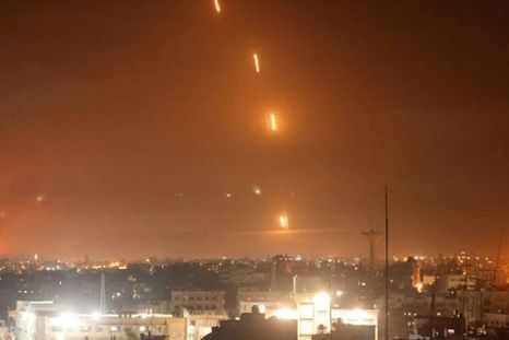 Hamás disparó un creciente números de cohetes sobre varias ciudades israelíes. Foto: AFP