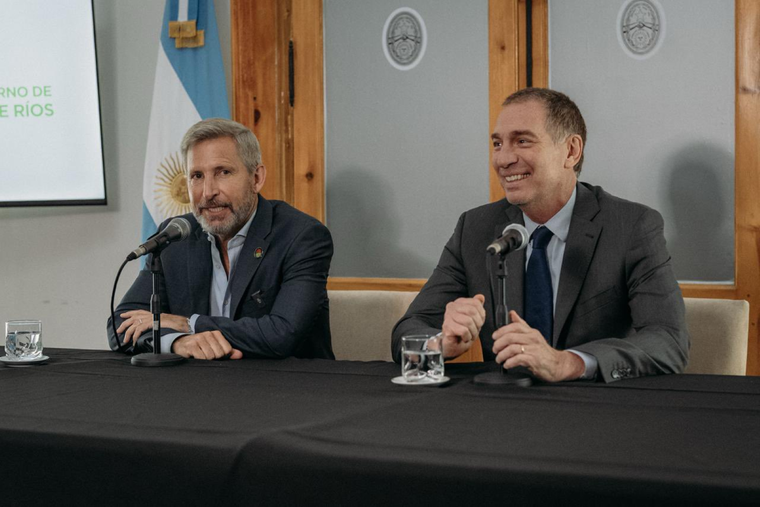Diego Santilli continúa con su ronda de negociaciones con los gobernadores.&nbsp;