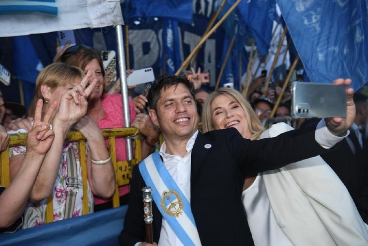 Axel Kicillof el día de su asunción tras haber sido reelecto. Foto: Prensa Gobierno de la Provincia de Buenos Aires