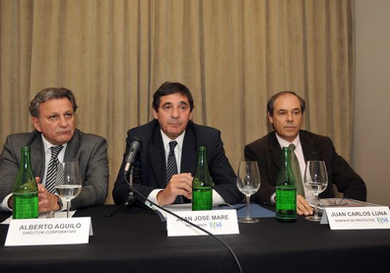 Representantes de la UTE brindaron una conferencia de prensa. Foto: Nacho Gaffuri / MDZ