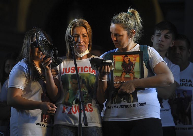 Una de las marchas en las que se pidió justicia por el menor asesinado. Foto: Telam