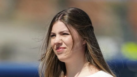 La infanta se mostró más madura y formal.