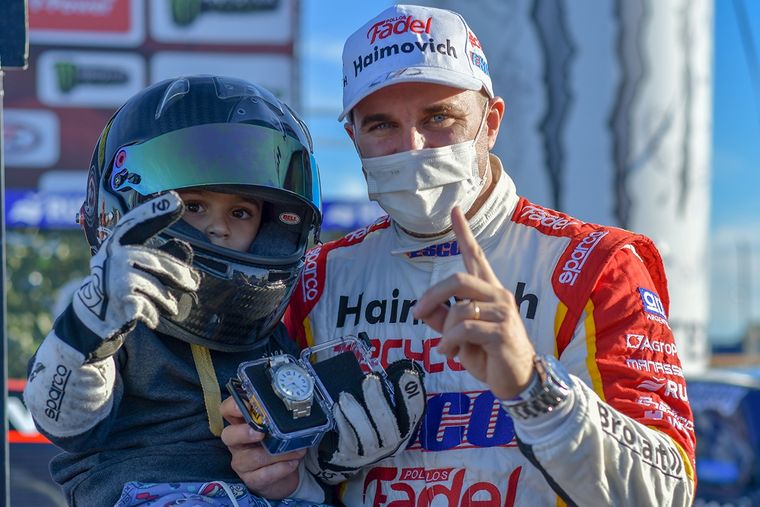 Mariano Werner con Salvador, su hijo. Foto: ACTC