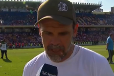 El entrenador, no tuvo pelos en la lengua. Foto: Captura El entrenador, no tuvo pelos en la lengua. Foto: Captura