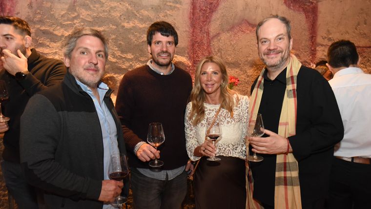 Diego Lago, Martín Marchesini, Marcela Terranova y Federico Croce.