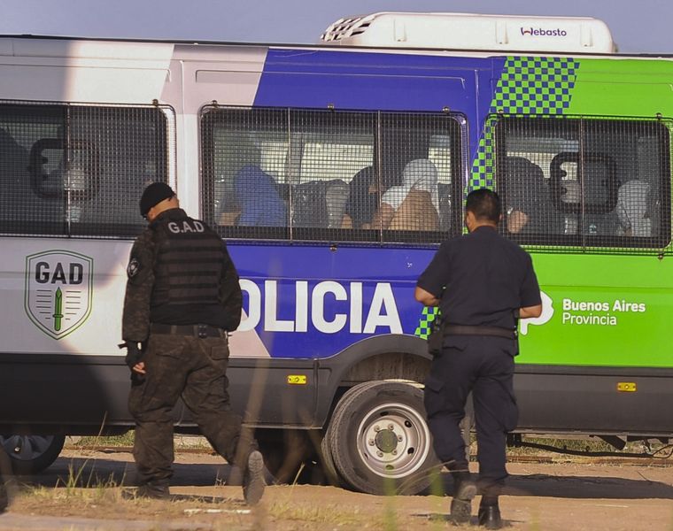 Los detenidos fueron trasladados esta mañana