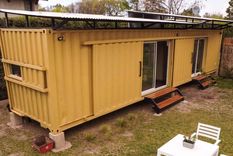 Una casa de contenedor ha crecido como opción entre los mendocinos que buscan alternativas para tener una vivienda propia.
