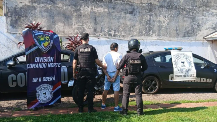 La Policía de Oberá detuvo a un hombre que estaba prófugo por violencia de género.