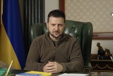 El presidente de Ucrania, Volodímir Zelenski, azuza a la OTAN. Foto: Dpa