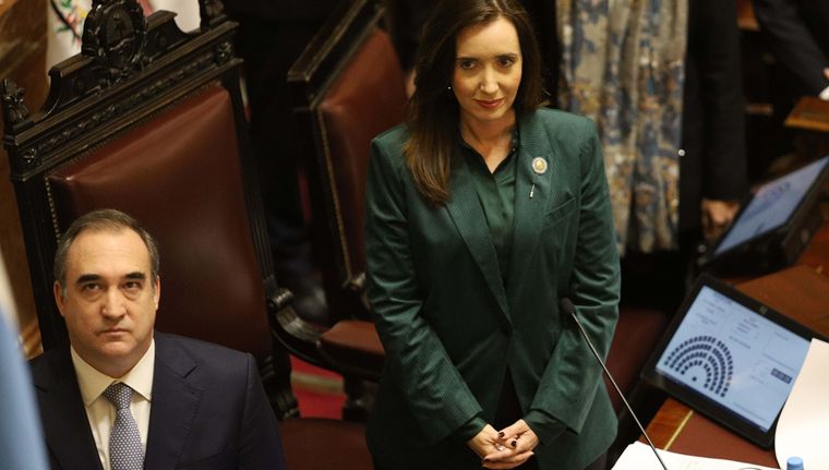 Victoria Villarruel aclaró que había un error en la carta de Atauche. Foto: NA