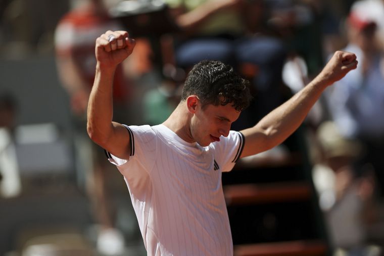 Cerúndolo, por primera vez en tercera ronda de un torneo de Grand Slam.