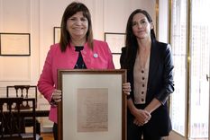 La ministra de Seguridad y Justicia de Mendoza, Mercedes Rus, se reunió con la ministra de Seguridad de la Nación, Patricia Bullrich. Foto: @MercedesRus1