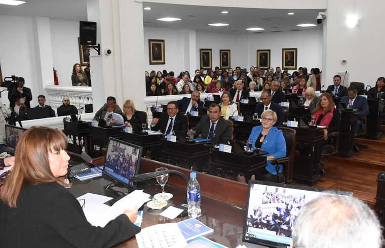 El peronismo cuenta con mayoría: 28 de los 36 integrantes del cuerpo. Foto: Prensa Convención Constituyente. Foto: Prensa Convención Constituyente