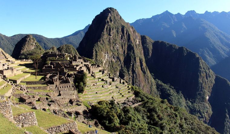 El Machu Picchu luce vacío por estos días en Perú. Foto: Efe.