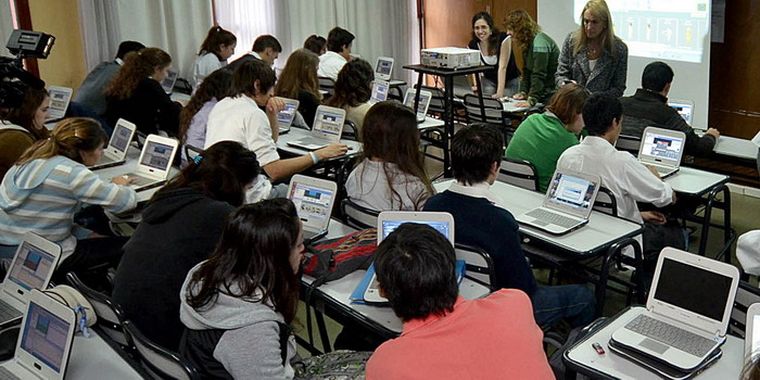 El trabajo destacó la mayor participación de los alumnos y el trabajo en grupo. Foto: Gentileza Gobierno