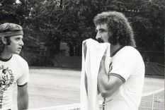 Guillermo Vilas e Ion Tiriac. Foto: El Gráfico