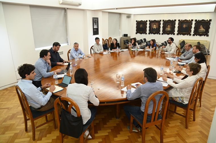 La reunión de Gabinete de este jueves por la mañana Foto: Gobierno de Mendoza