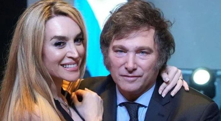 Fátima Flórez y Javier Milei, cada vez más cerca. Créditos: Archivo MDZ