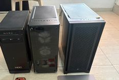 Tras los allanamientos, la Policía logró secuestrar distintos elementos electrónicos que la banda usaba para estafar a personas.