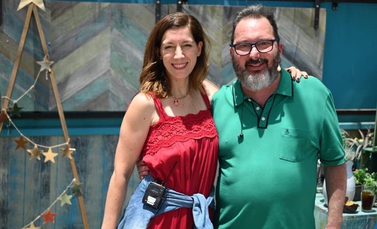 LLENOS DE AMOR. ASI TERMINARON QUIBEL Y GERARDO ROZIN.